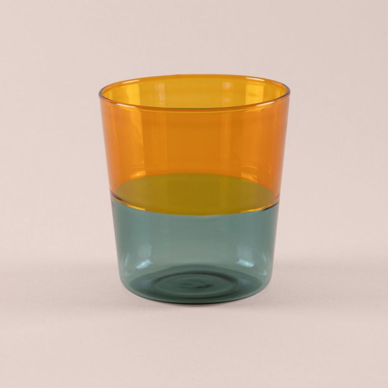 Bicchieri Giallo Verde 320 ml Colore Struttura Verde, Adatto per Lavastoviglie - Nigani
