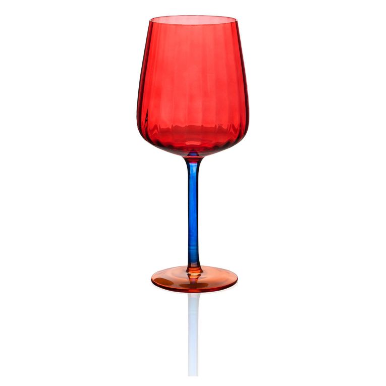 Bicchieri Rosso 500 ml Adatto per Lavastoviglie, - Nigapa