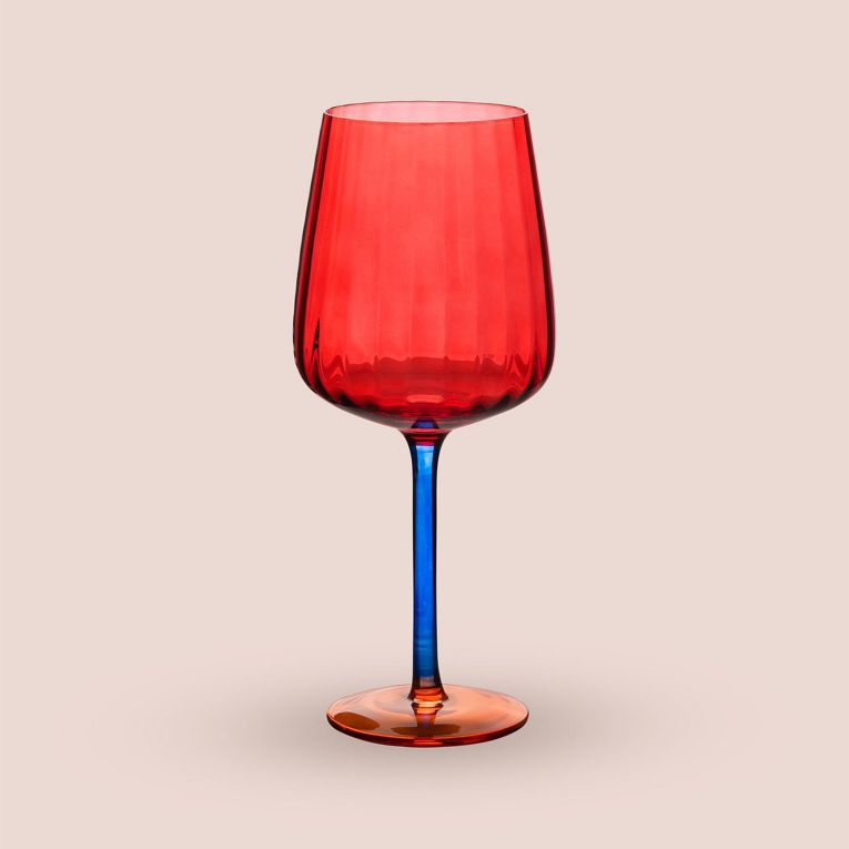 Bicchieri Rosso 500 ml Adatto per Lavastoviglie, - Nigapa
