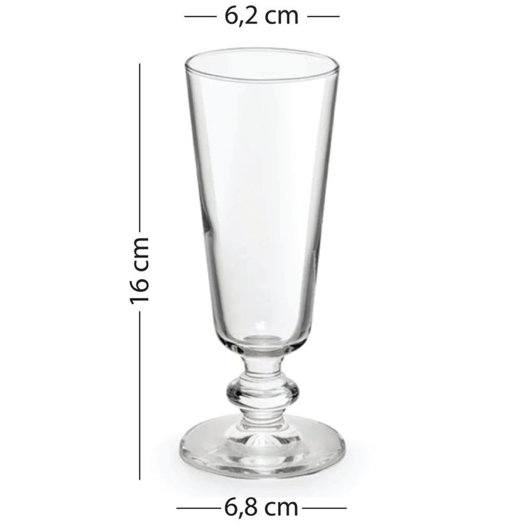 Bicchieri Trasparente oro set da 4 180 ml Colore Struttura oro, - Nesivano