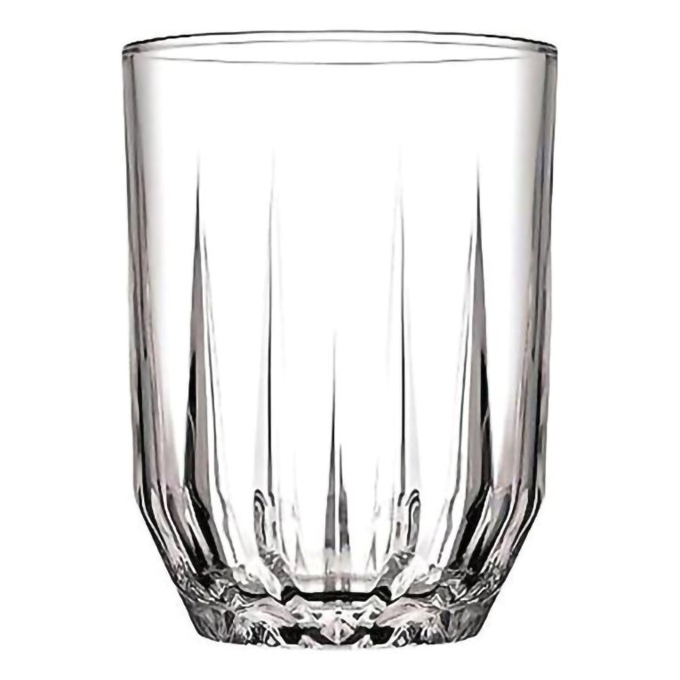 Bicchieri Trasparente set da 3 350 ml Adatto per Lavastoviglie, - Pateno