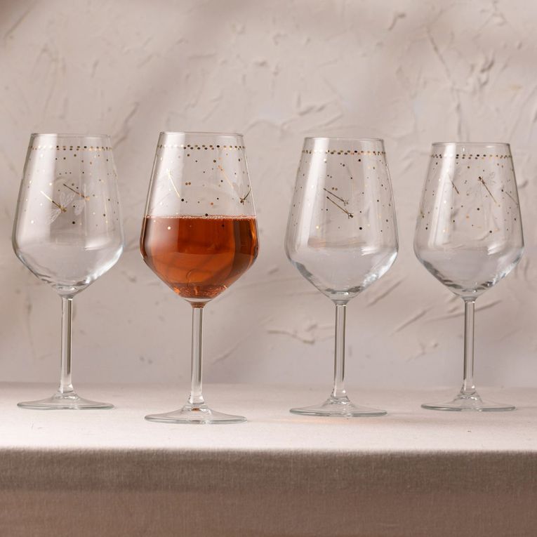 Bicchieri Trasparente set da 4 490 ml, - Nerali