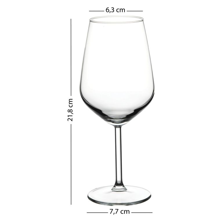 Bicchieri Trasparente set da 4 490 ml, - Nerali