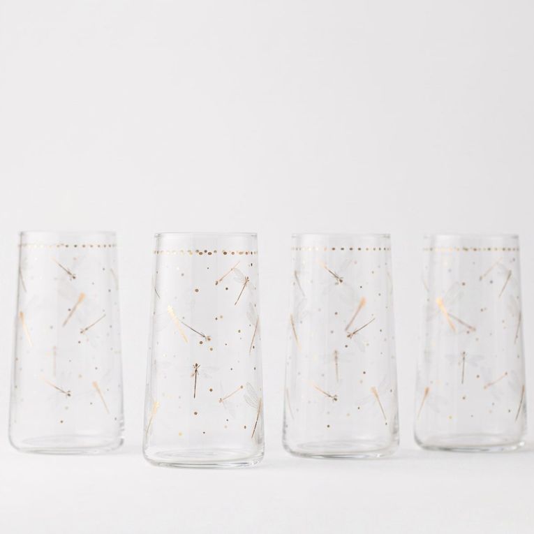 Bicchieri Trasparente set da 4 520 ml, - Nepahaha