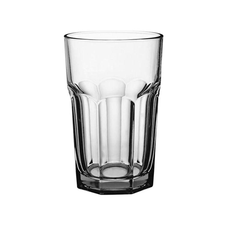 Bicchieri Trasparente set da 6 365 ml Adatto per Lavastoviglie, - Pavasa