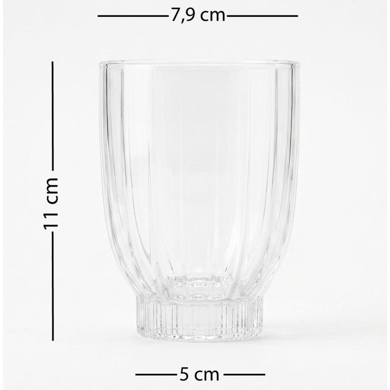 Bicchieri Viola set da 4 320 ml, - Neregale