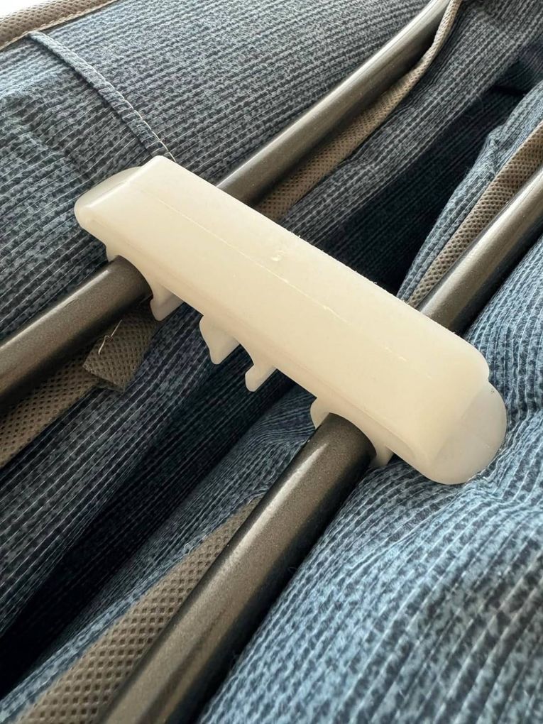 Brandina singola pieghevole con custodia 190x80cm blu - Arias