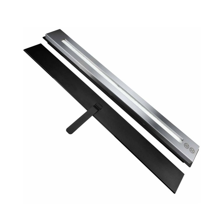Bruciatore Airole, 11x90 h5 cm, Nero e Argento