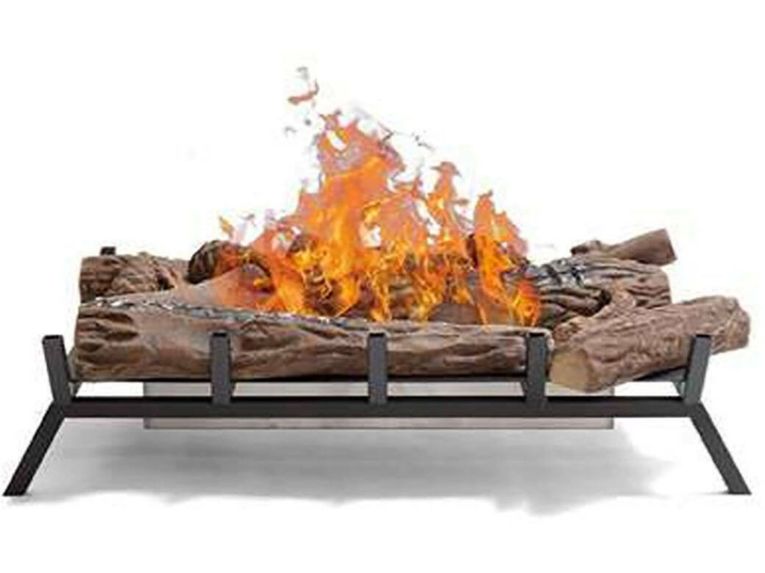 Bruciatore Nero Combustibile Bioetanolo Ecoflame Installazione a Terra, Adatto per Camino - Agerola