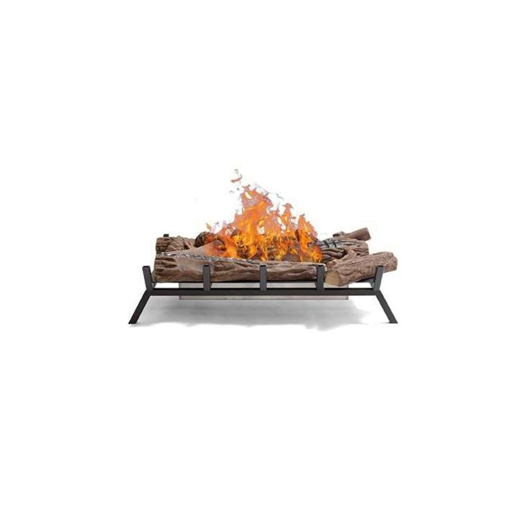Bruciatore Nero Combustibile Bioetanolo Ecoflame Installazione a Terra, Adatto per Camino - Silentina