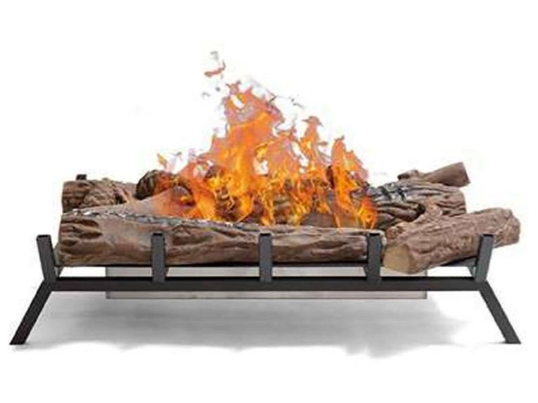 Bruciatore Nero Combustibile Bioetanolo Ecoflame Installazione a Terra, Adatto per Camino - Silentina