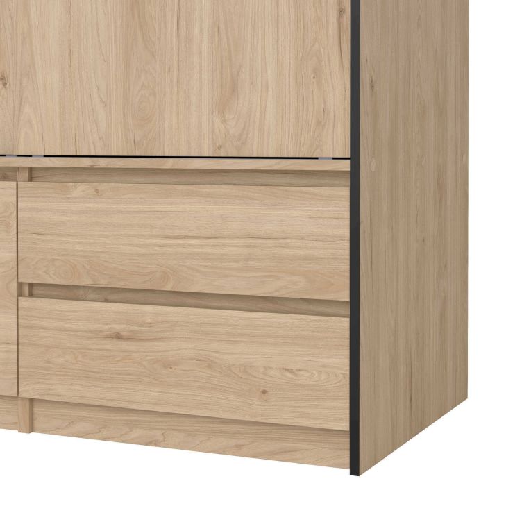 Cabina armadio 3 ante rovere 121x200h cm - Bedollo