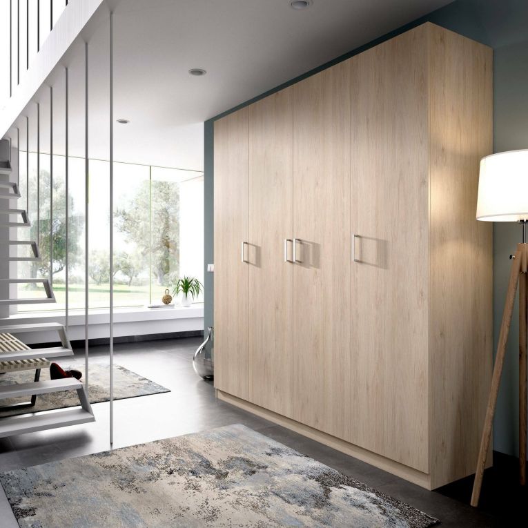 Cabina armadio con ripiani regolabili rovere 200x215h cm - Persefone