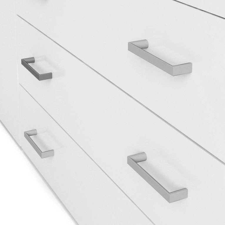 Cabina armadio in legno bianca lucida 154x200h cm - Amoruccio