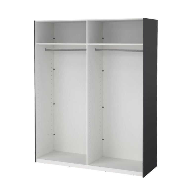 Cabina armadio salvaspazio grigia 178x220h cm - Hagupit