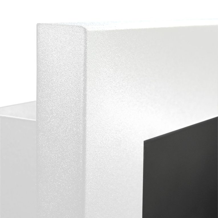 Camino a Bioetanolo Bianco Capacità 0.75 lt Superficie Riscaldabile 25 90x12x40h cm, Potenza (kw) 2.5 - Seulo