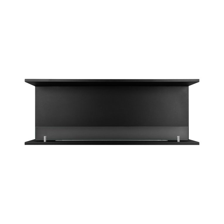Camino a Bioetanolo Nero Capacità 1.25 lt Superficie Riscaldabile 30 m2 120x24x45h cm, Potenza (kw) 3 - Pertosa