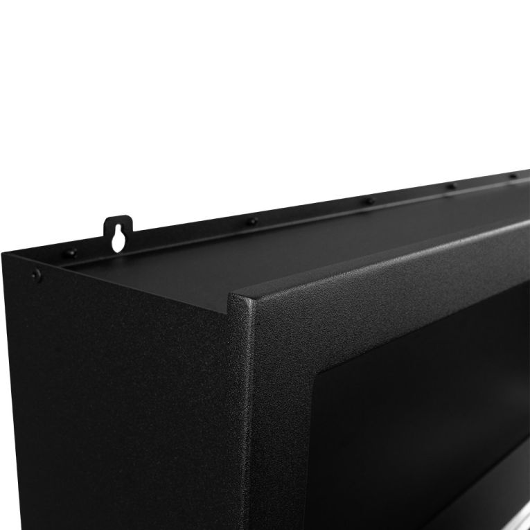 Camino a Bioetanolo Nero Capacità 1.5 lt Superficie Riscaldabile 30 90x22x45h cm, Potenza (kw) 3 - Macomer