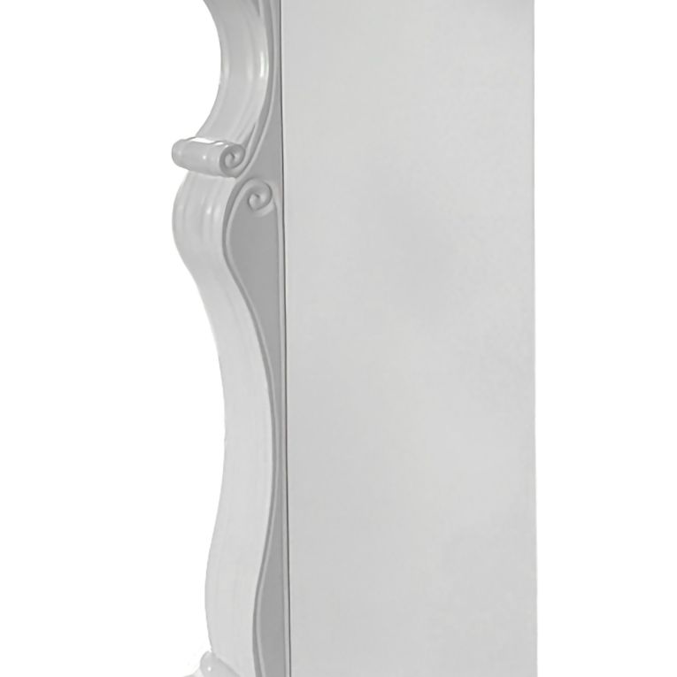 Camino Elettrico Bianco Superficie Riscaldabile 30 Potenza (kw) 0.9-1.8 123x39x100h cm, Indoor - Triuggio