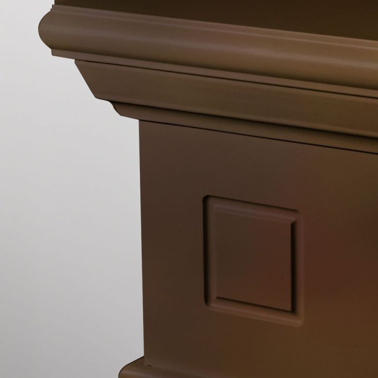Camino Elettrico Marrone Noce Superficie Riscaldabile 30 Potenza (kw) 0.9-1.8 110x36x100h cm, Indoor - Lentella