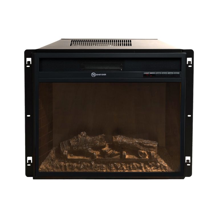 Camino Elettrico Marrone Noce Superficie Riscaldabile 30 Potenza (kw) 0.9-1.8 89x28x90h cm, Indoor - Versiggia