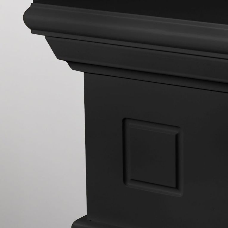Camino Elettrico Nero Superficie Riscaldabile 30 Potenza (kw) 0.9-1.8 110x36x100h cm, Indoor - Cogliate
