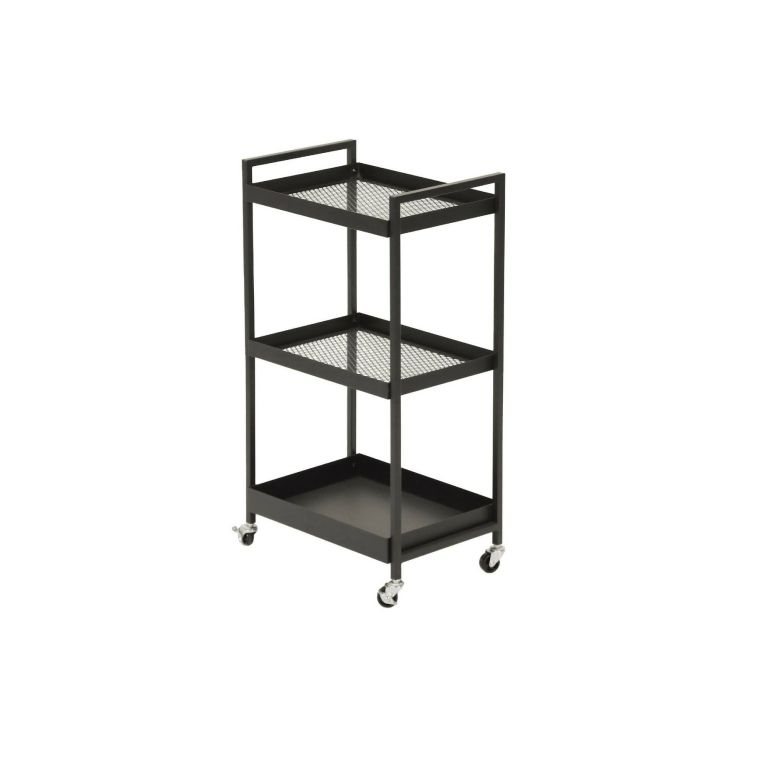 Carrello Masio, 43x30 h80 cm, Ardesia