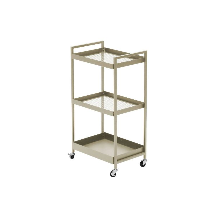 Carrello Masio, 43x30 h80 cm, Panna