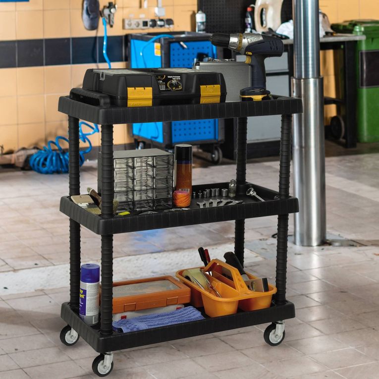 Carrello Vinci, 75x38h92 cm, Antracite