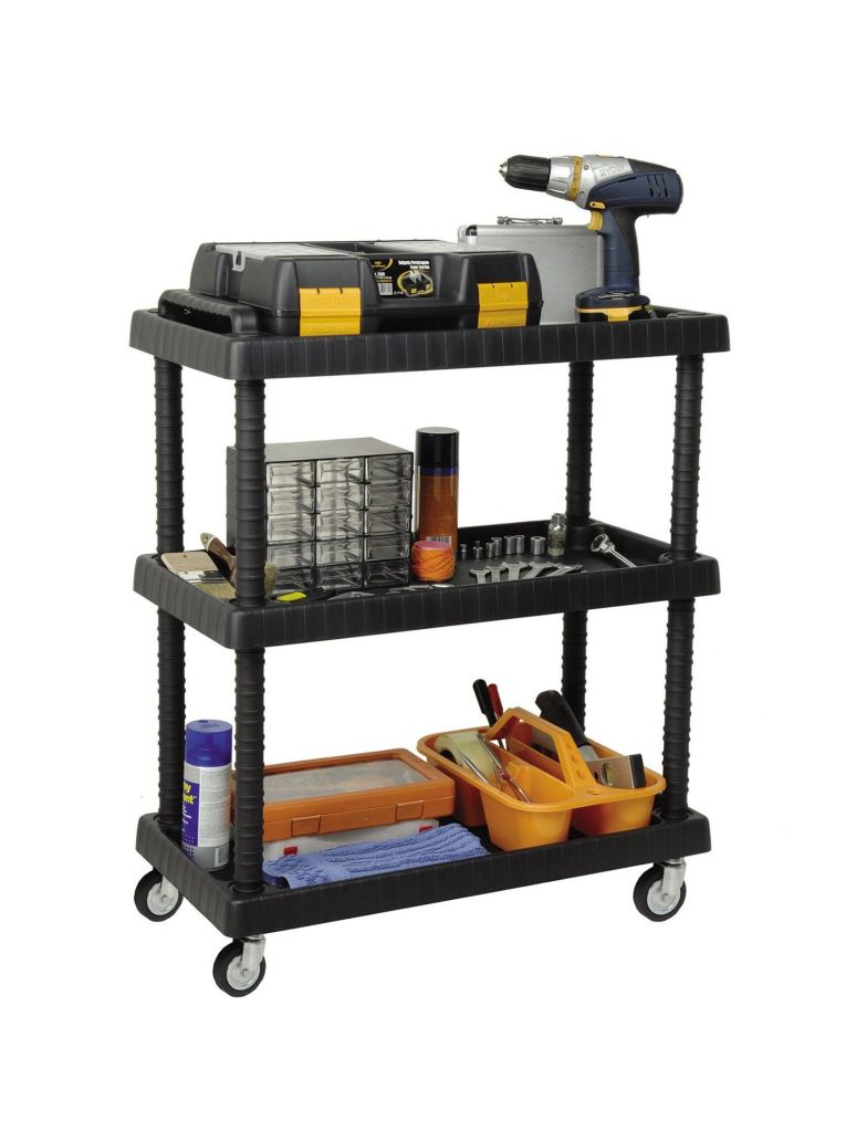 Carrello Vinci, 75x38h92 cm, Antracite