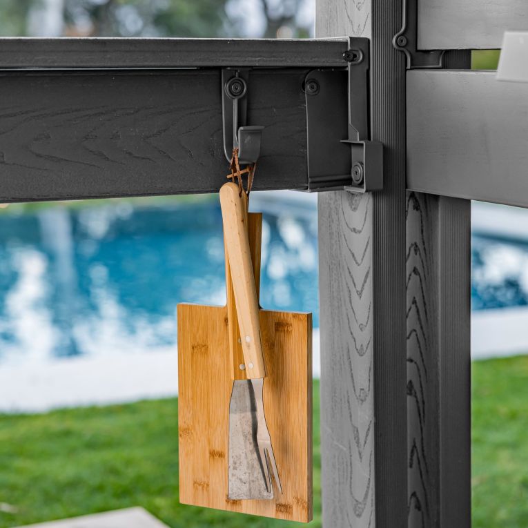 Casetta da Giardino Marrone Noce Chiosco bar Sfumatura Colore Struttura Noce 230x200x238h cm, - Ketchum