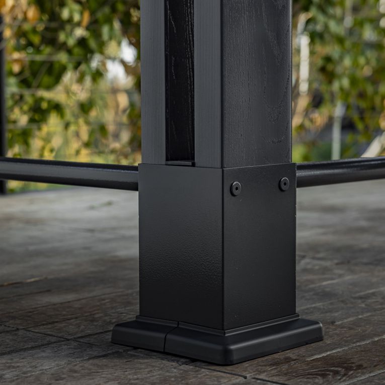 Casetta da Giardino Marrone Noce Chiosco per Grill Sfumatura Colore Struttura Noce 247x200x238h cm, - Lacon