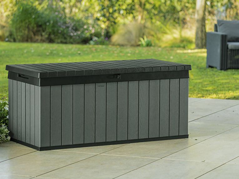 Cassapanca da esterno 142x65x64h cm verde - Montmagny