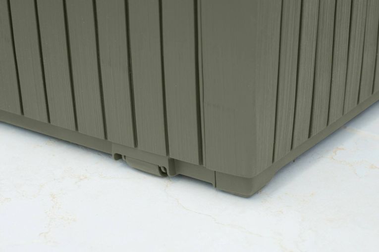Cassapanca da giardino 123x53x57h cm verde - Burlington
