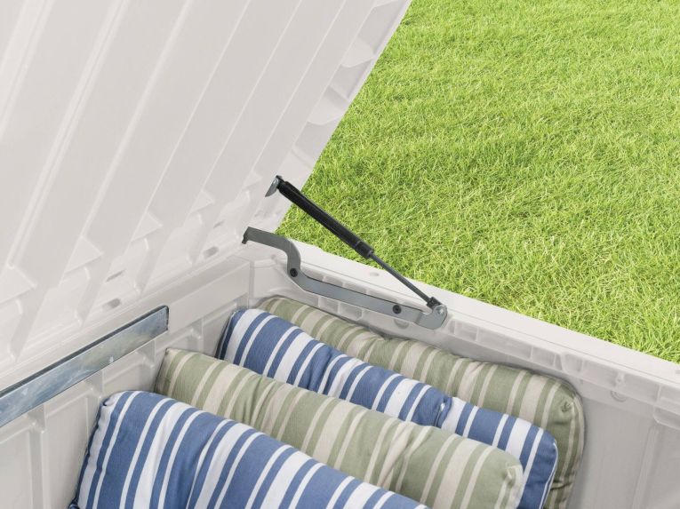 Cassapanca da giardino 145x69x60h cm bianco - Wawa
