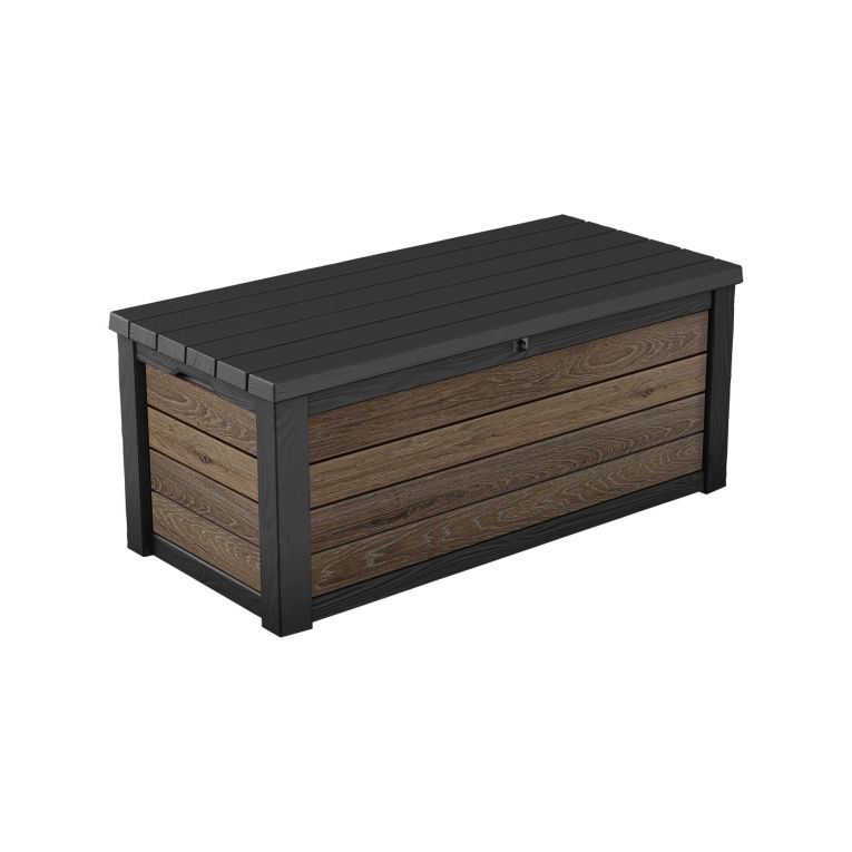 Cassapanca outdoor 151x72x70h cm effetto legno - Brantford