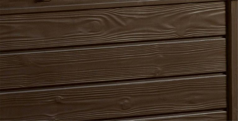 Cassapanca outdoor impermeabile 145x69x60h cm marrone - Wawa
