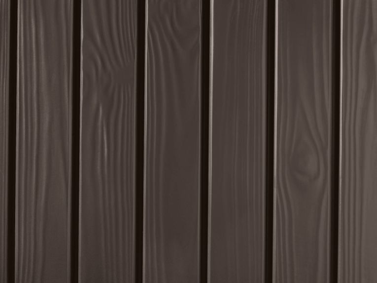 Cassapanca outdoor Nurachi, Baule da giardino, Contenitore da esterno, Panchina contenitore da esterno, 155x72 h64 cm, Marrone