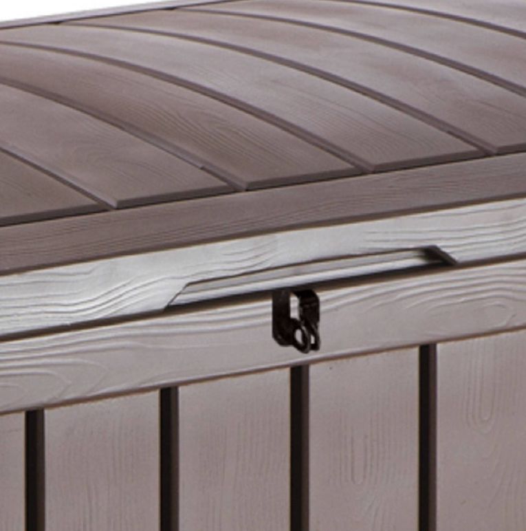 Cassapanca outdoor resistente 128x65x61h cm marrone - Sorel