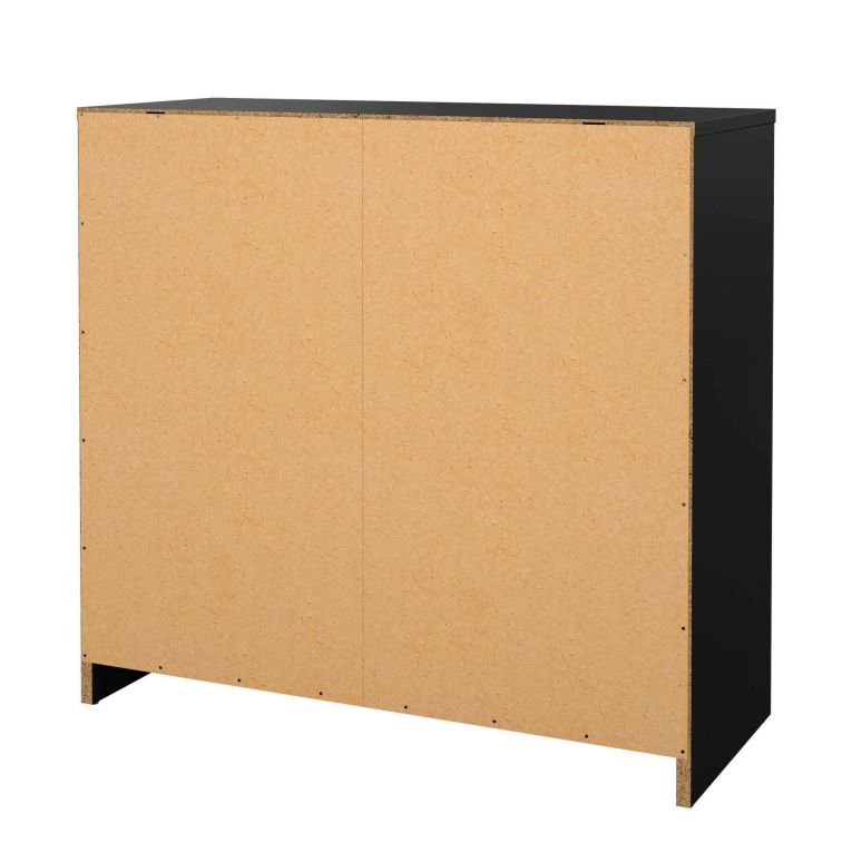 Cassettiera 3 cassetti nera 72x68h cm - Alert