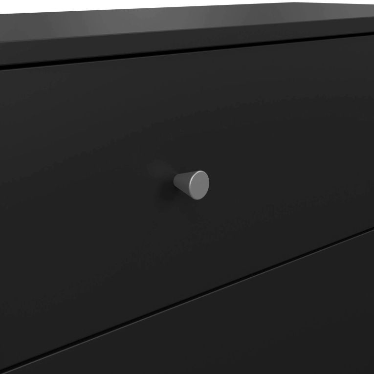 Cassettiera 3 cassetti nera 72x68h cm - Alert