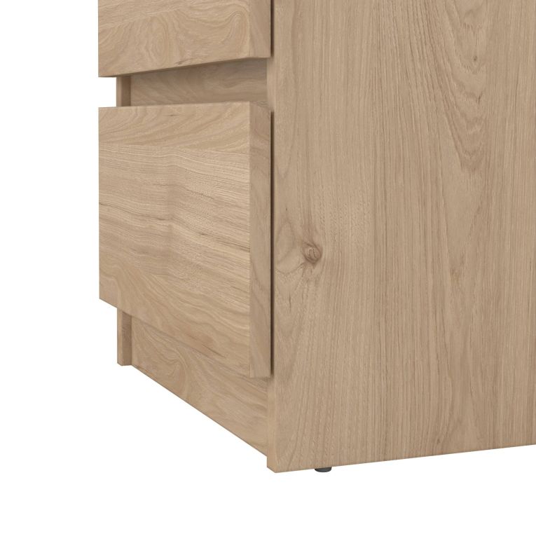 Cassettiera 3 cassetti rovere 50x70h cm - Accudino