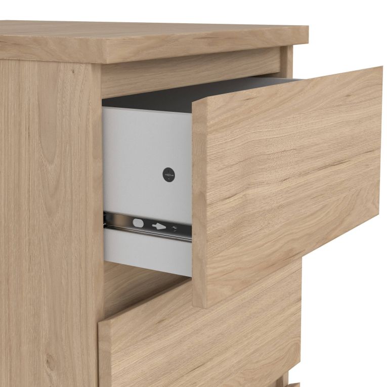 Cassettiera 3 cassetti rovere 50x70h cm - Accudino