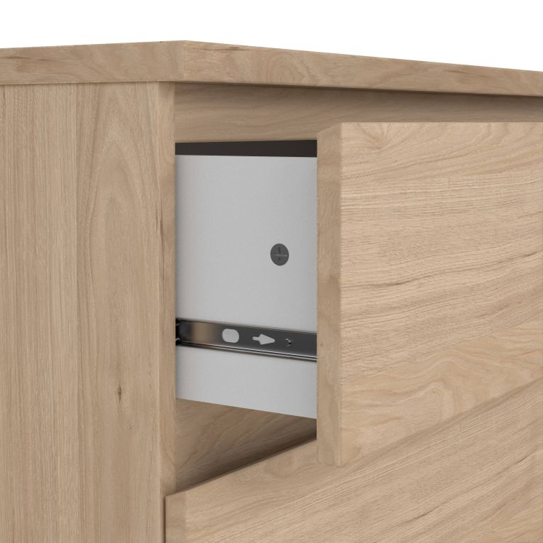 Cassettiera 3 cassetti rovere 77x68h cm - Kajiki