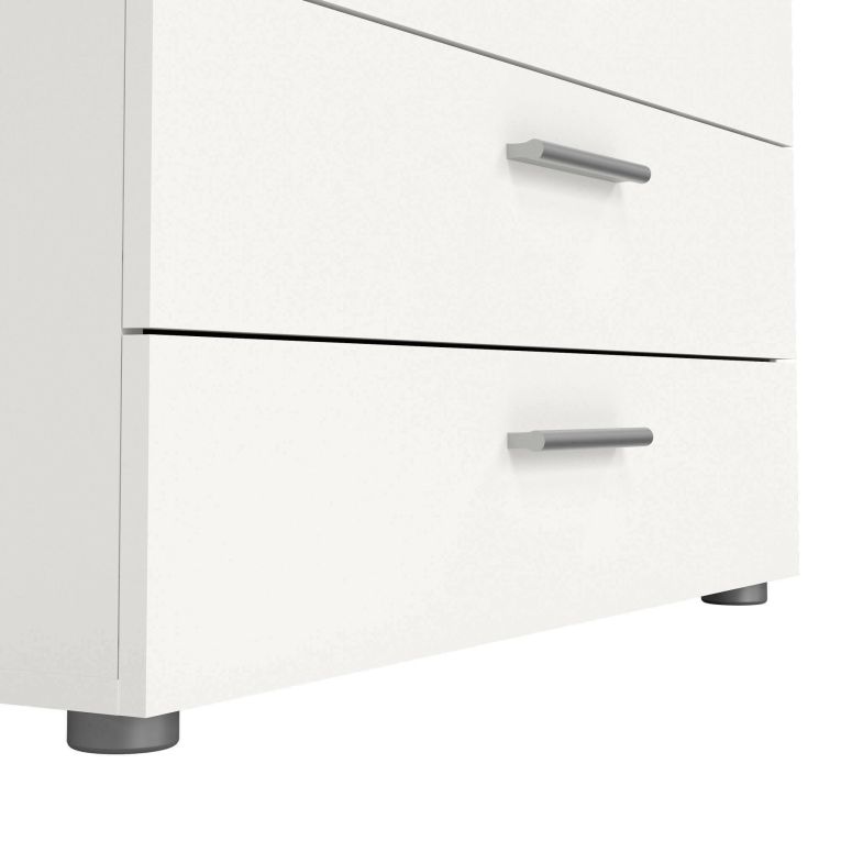 Cassettiera 4 cassetti bianca 80x68h cm - Arwen