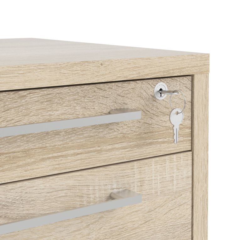 Cassettiera 4 cassetti quercia 49x68h cm - Ariosto