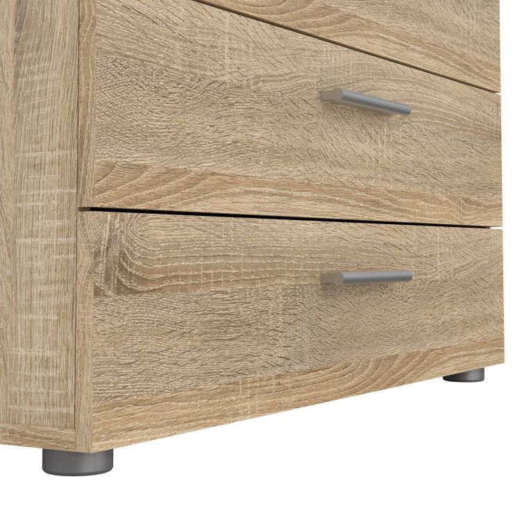 Cassettiera 4 cassetti quercia 80x68h cm - Arwen