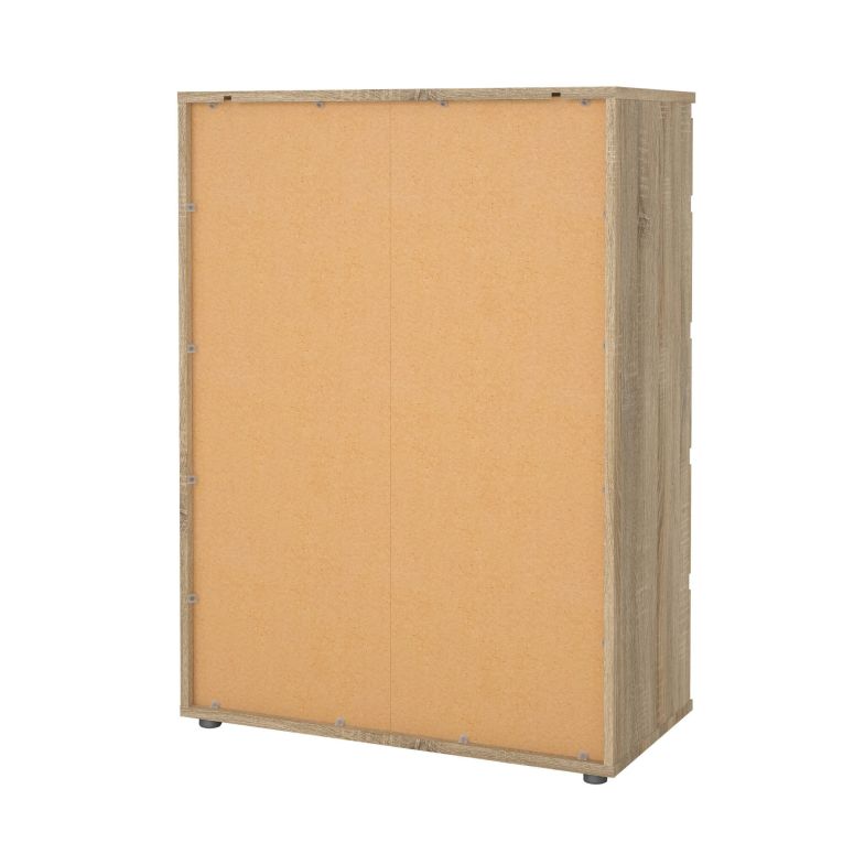 Cassettiera 5 cassetti quercia 76x106h cm - Arriba