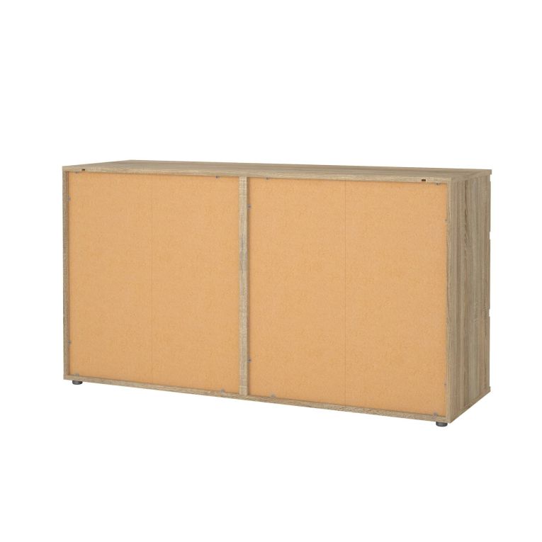 Cassettiera 6 cassetti quercia 153x83h cm - Albacore