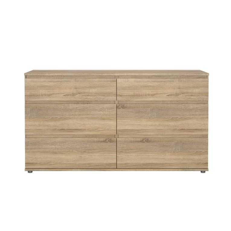 Cassettiera 6 cassetti quercia 153x83h cm - Albacore